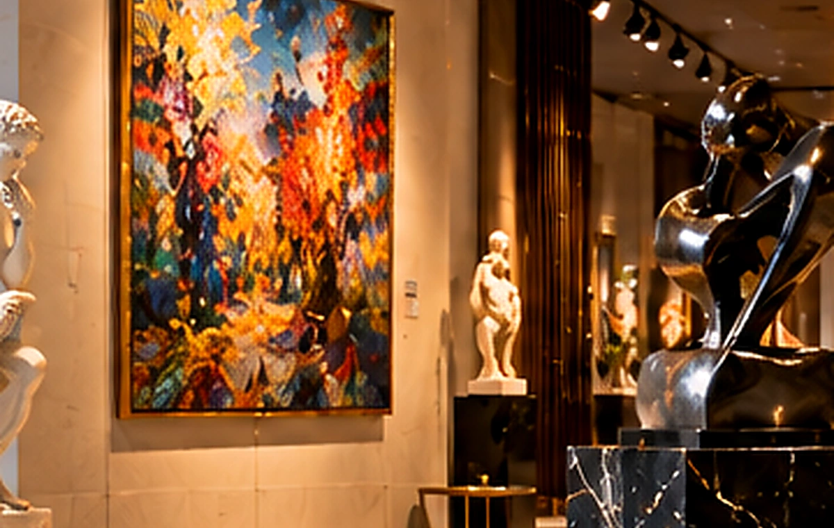 MYART galerisinde çağdaş ve soyut resim koleksiyonu